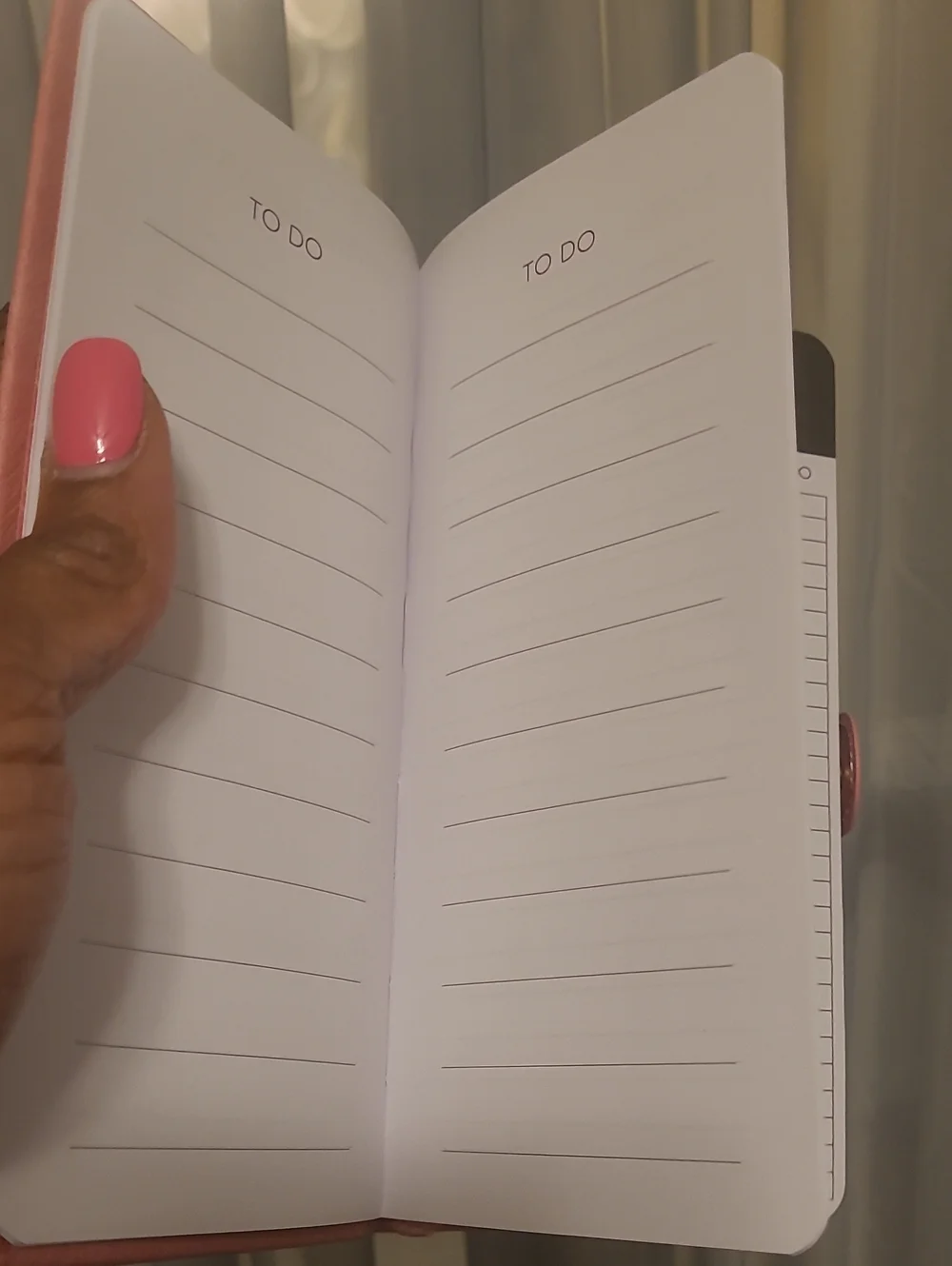 2027 Weekly Planner Pink Faux Leather with Gold Foil